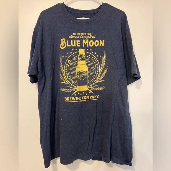 Blue Moon 2XL t-shirt blue - Picture 3 of 4